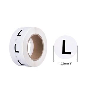 x120 "Thank you" BLACK sticker shipping supplies